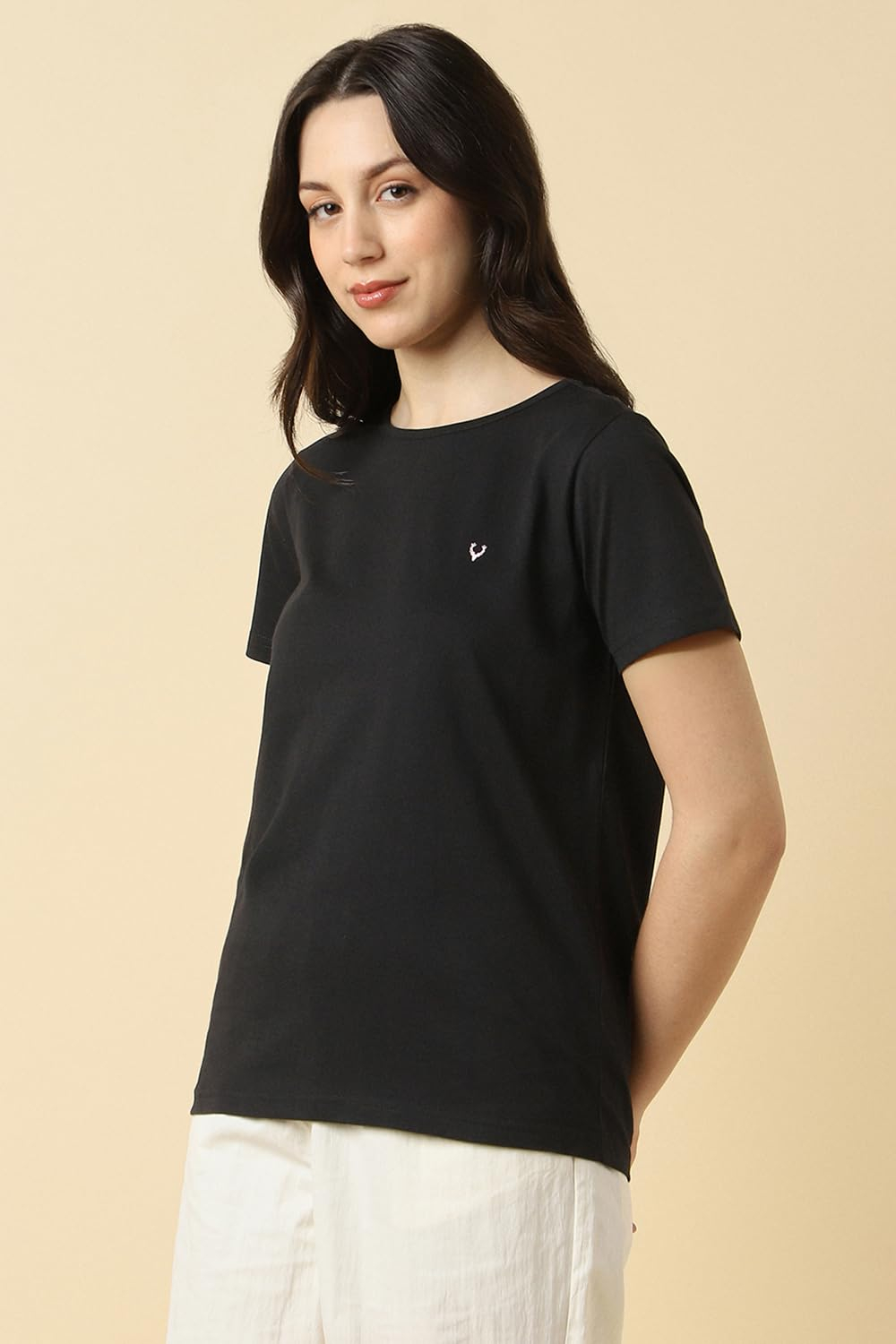 Women's Essential Cotton Crew-Neck T-Shirt - Image 3