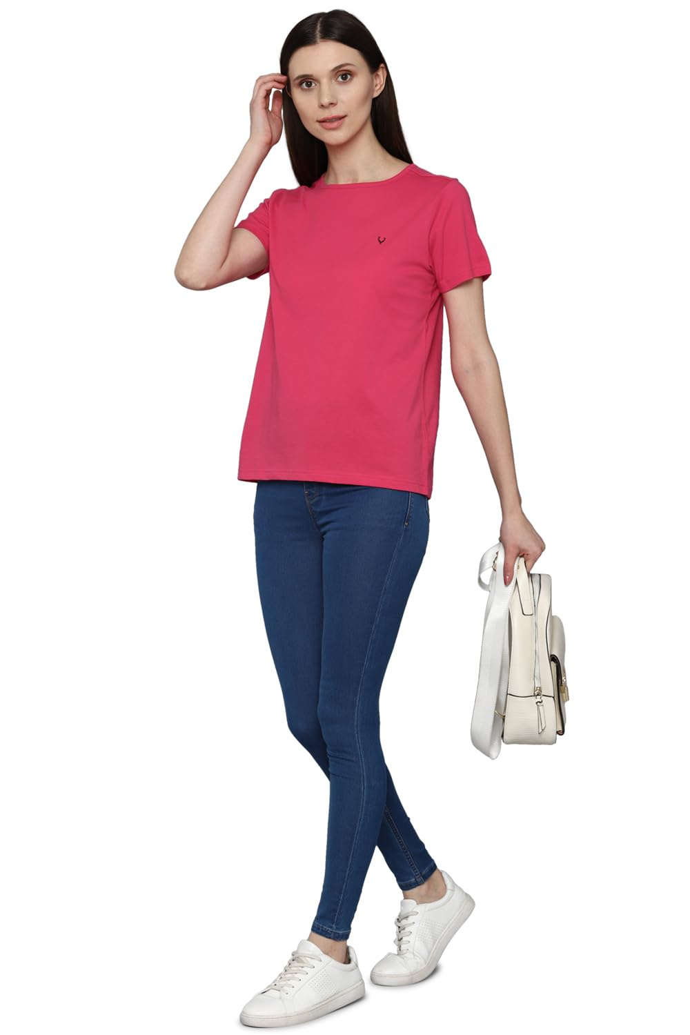 Women's Essential Cotton Crew-Neck T-Shirt - Image 31