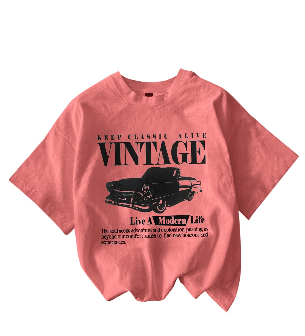 Women's Oversized Printed Cotton T-Shirt - Image 15