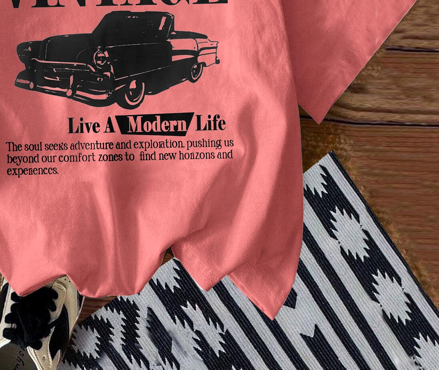 Women's Oversized Printed Cotton T-Shirt - Image 18