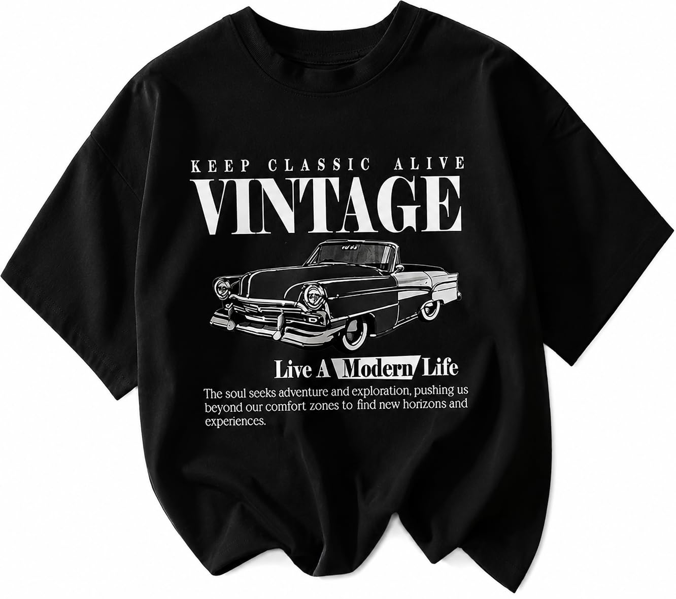 Women's Oversized Printed Cotton T-Shirt - Image 19