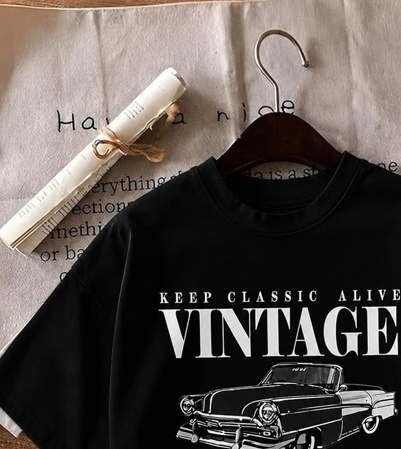 Women's Oversized Printed Cotton T-Shirt - Image 21