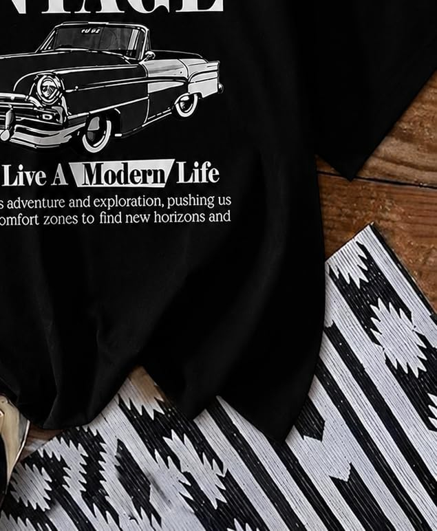 Women's Oversized Printed Cotton T-Shirt - Image 22