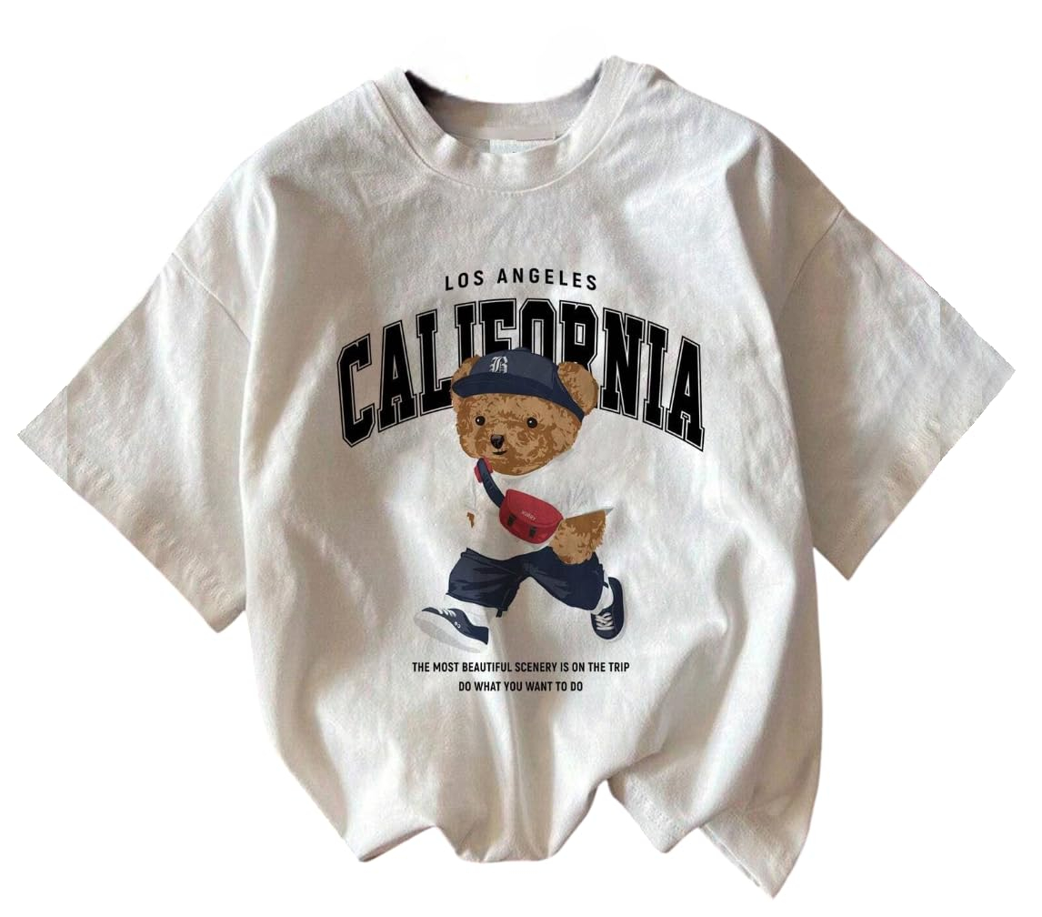 Women's Oversized Printed Cotton T-Shirt - Image 27
