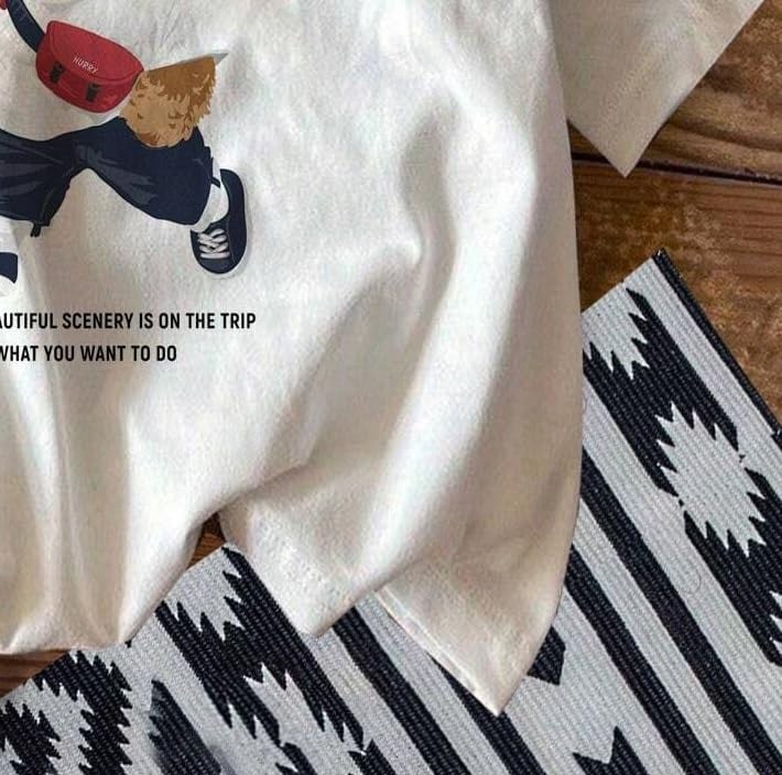 Women's Oversized Printed Cotton T-Shirt - Image 30