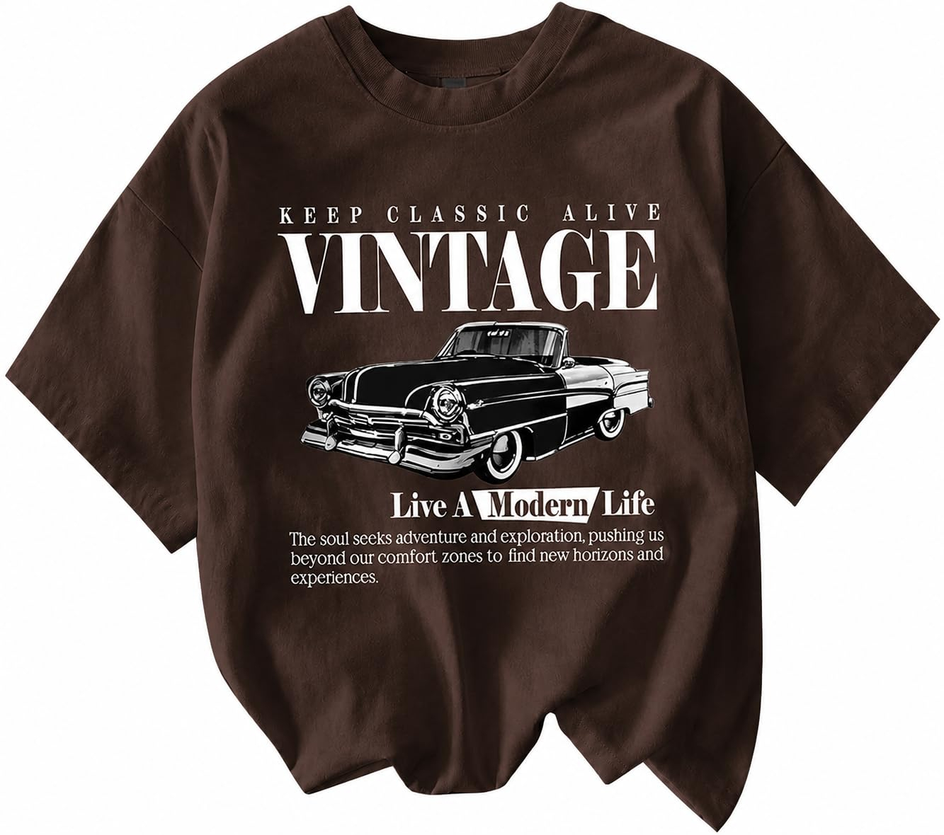 Women's Oversized Printed Cotton T-Shirt - Image 31