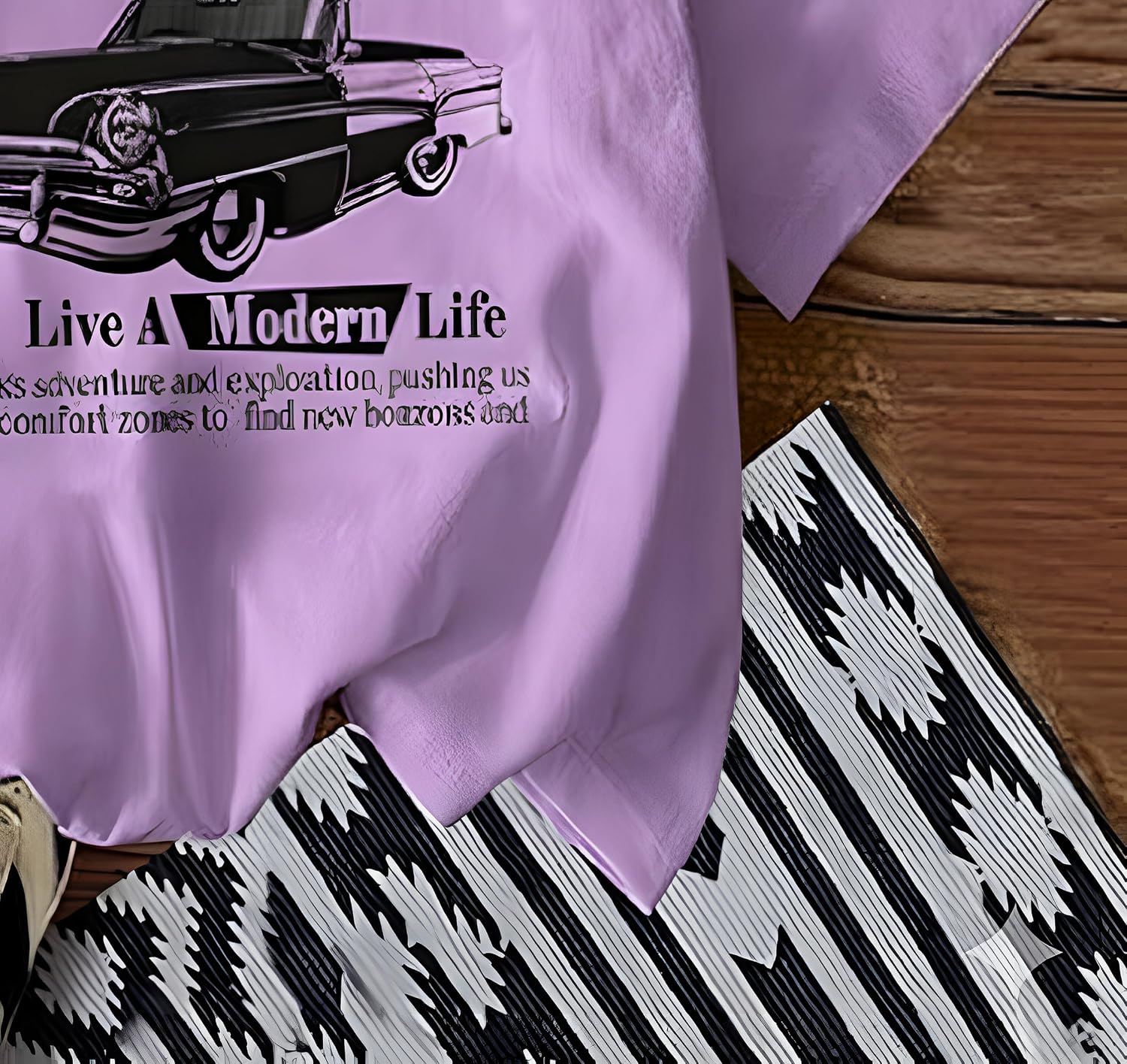 Women's Oversized Printed Cotton T-Shirt - Image 54