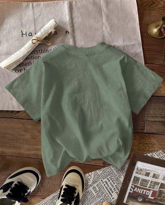 Women's Oversized Printed Cotton T-Shirt - Image 63