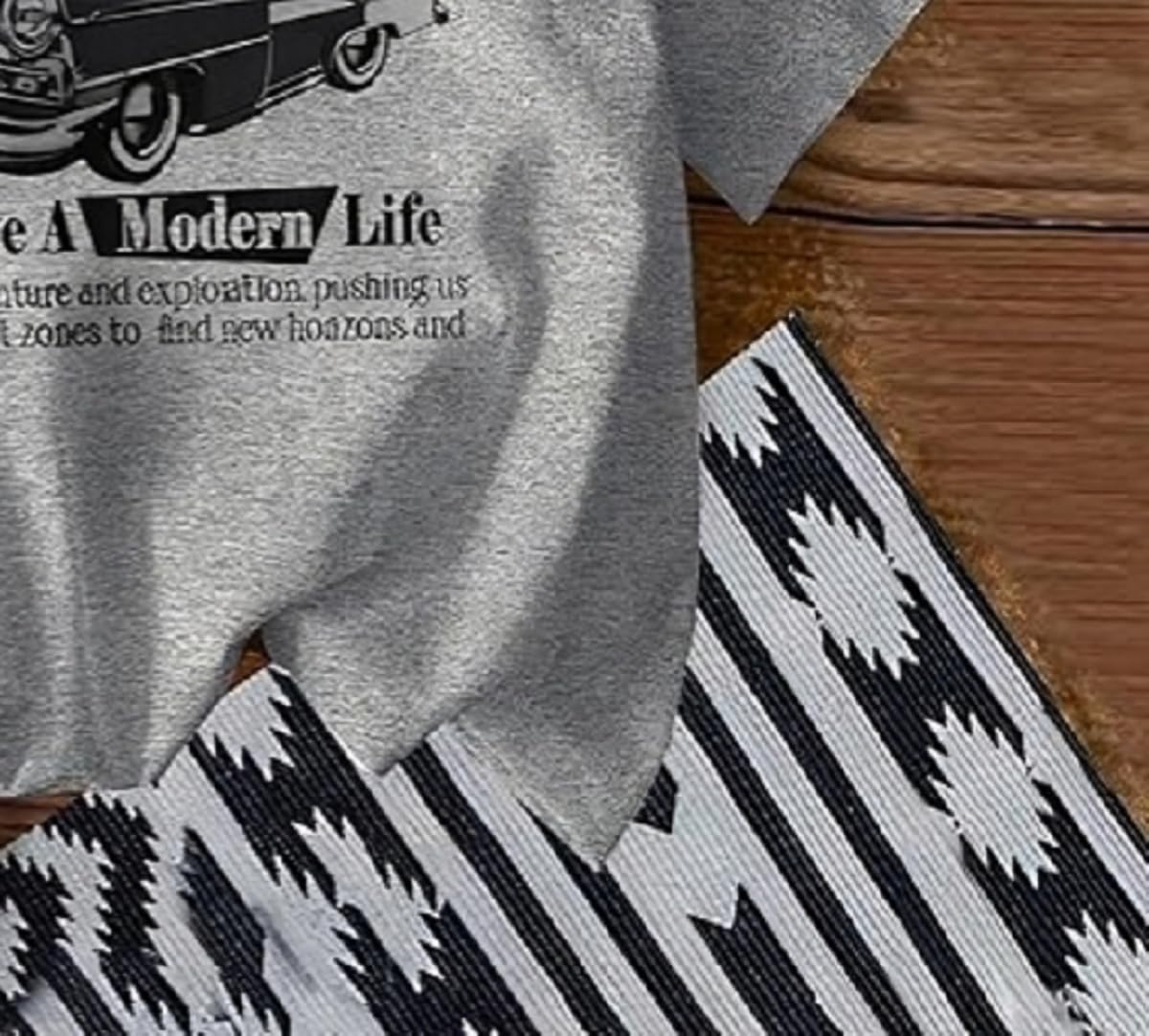 Women's Oversized Printed Cotton T-Shirt - Image 73