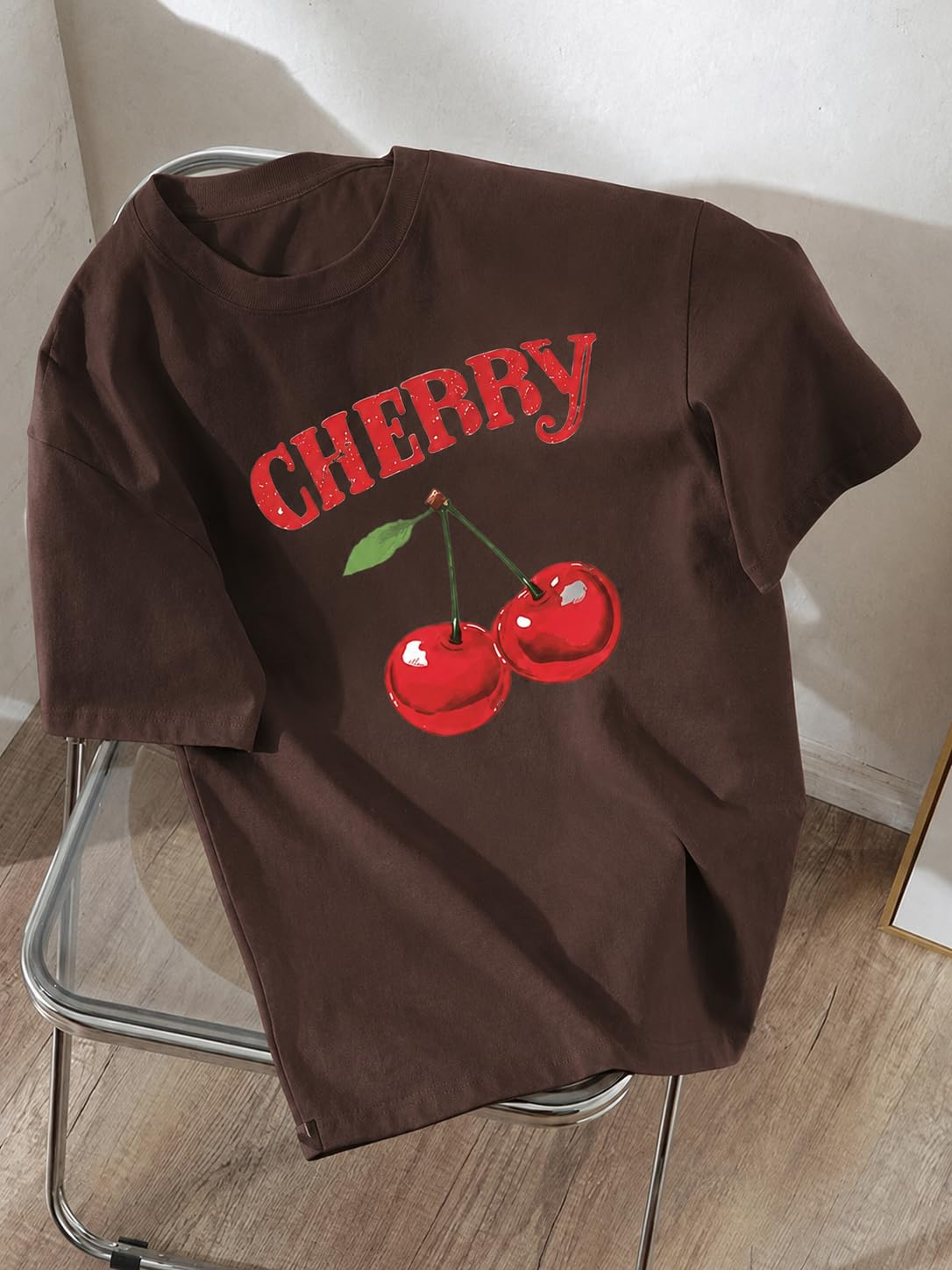 Women's Oversized Casual Print T-Shirt - Image 11