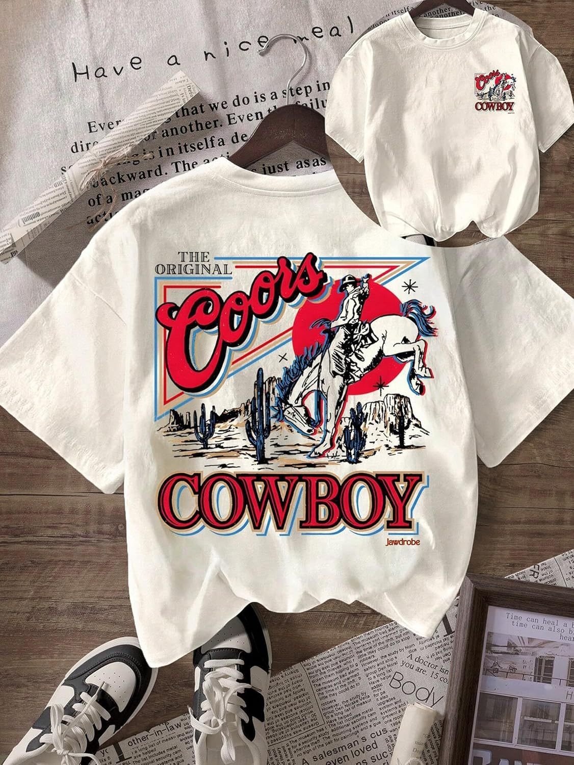 Women's Oversized Casual Print T-Shirt - Image 14