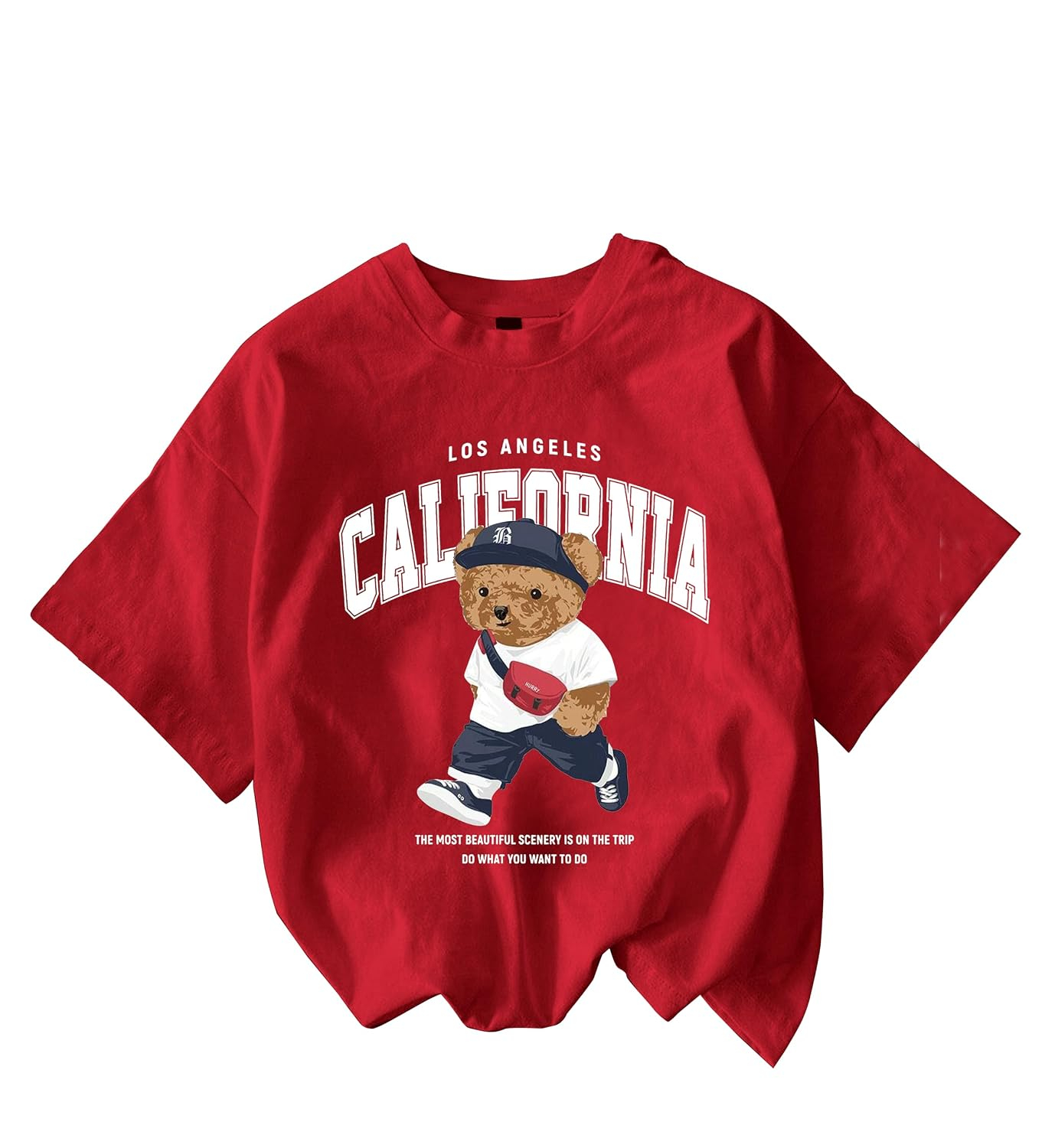 Women's Oversized Casual Print T-Shirt - Image 16