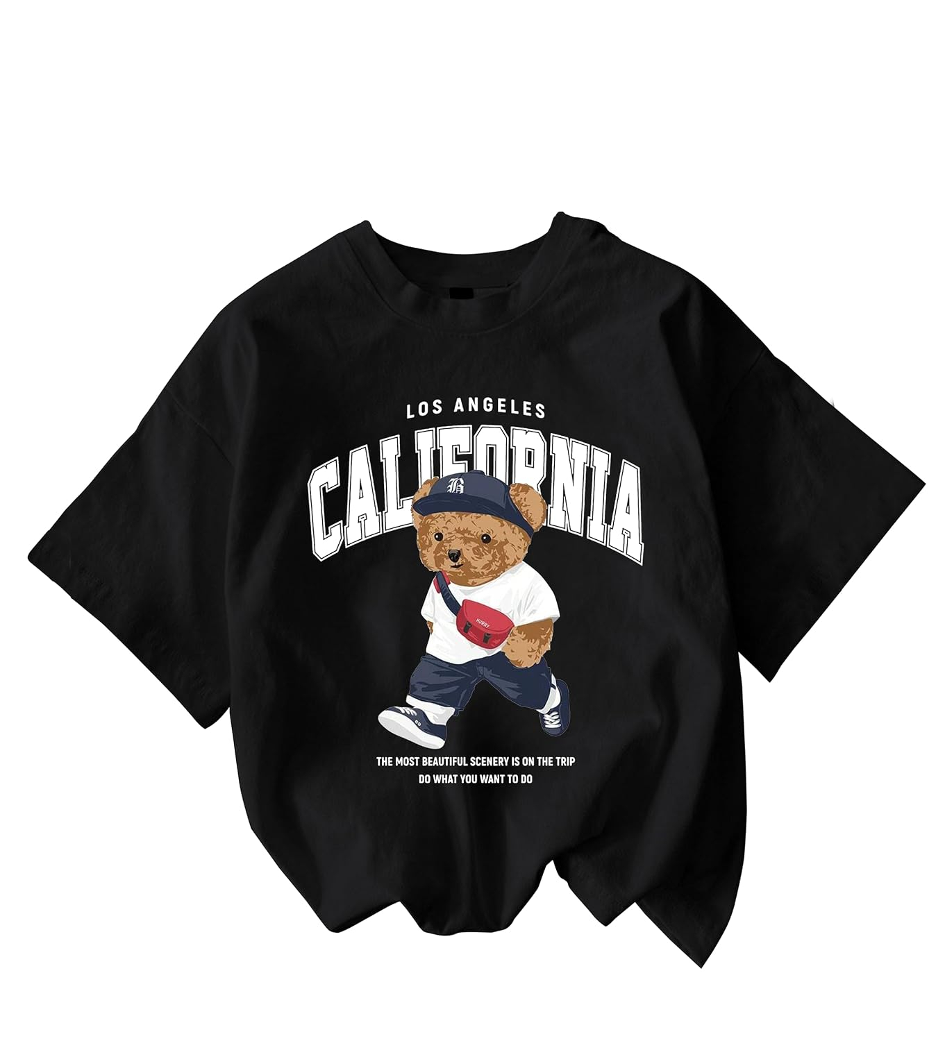 Women's Oversized Casual Print T-Shirt - Image 22