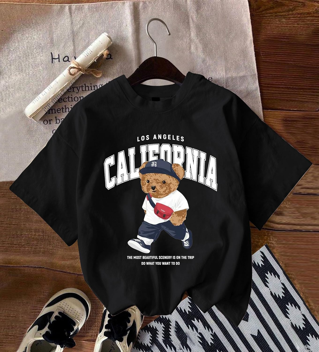 Women's Oversized Casual Print T-Shirt - Image 23