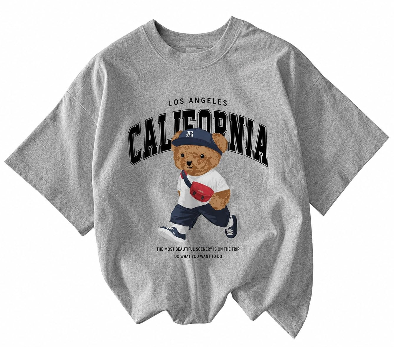 Women's Oversized Casual Print T-Shirt - Image 28