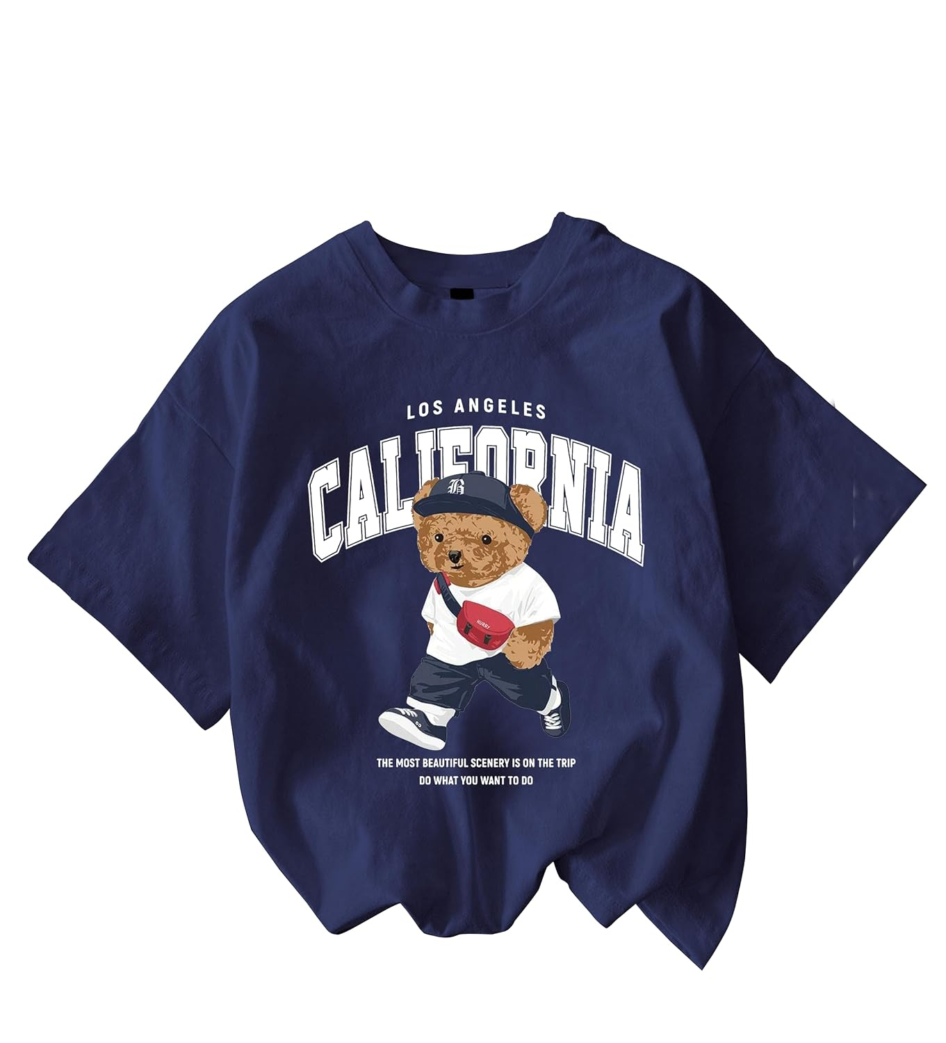 Women's Oversized Casual Print T-Shirt - Image 38