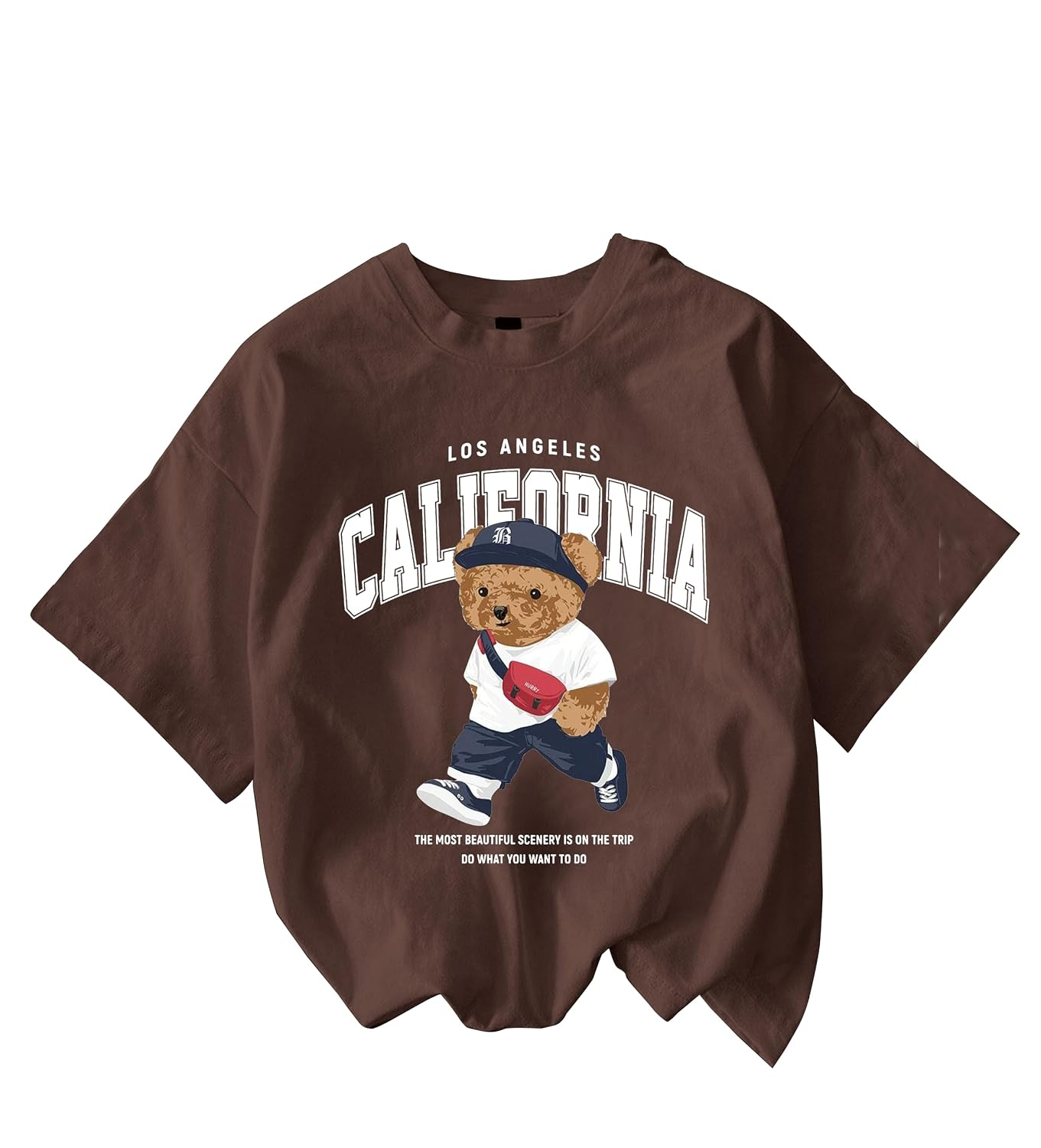 Women's Oversized Casual Print T-Shirt - Image 53