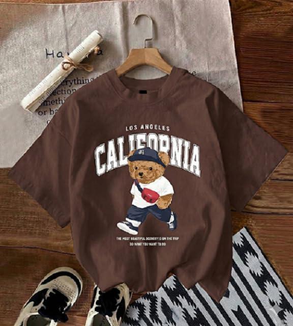 Women's Oversized Casual Print T-Shirt - Image 54