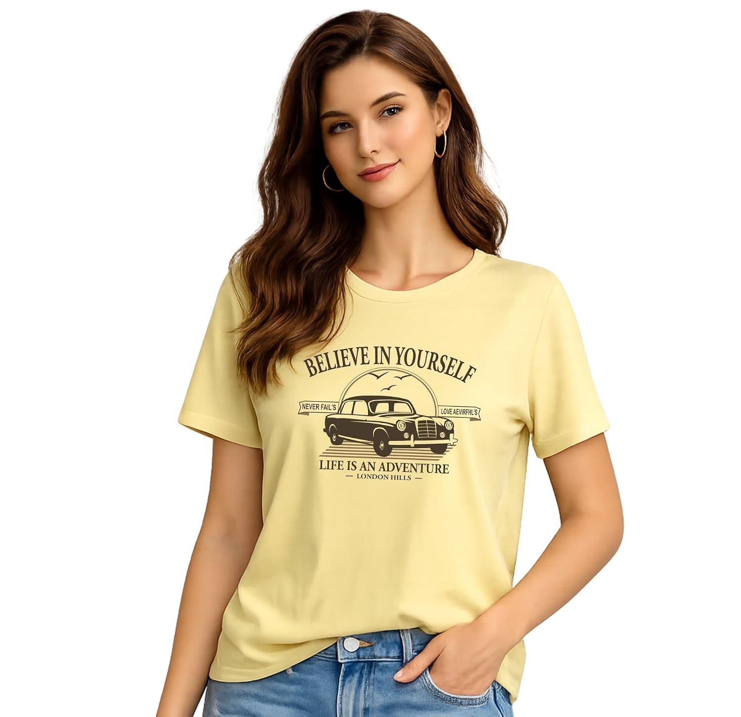 Women's Loose-Fit Graphic T-Shirt - Image 50