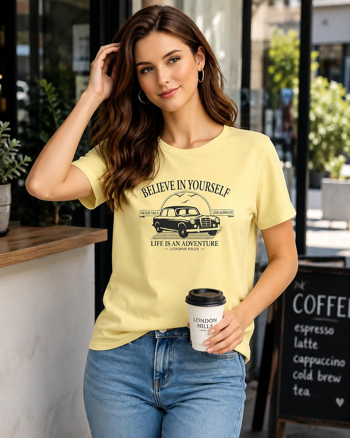 Women's Loose-Fit Graphic T-Shirt - Image 54