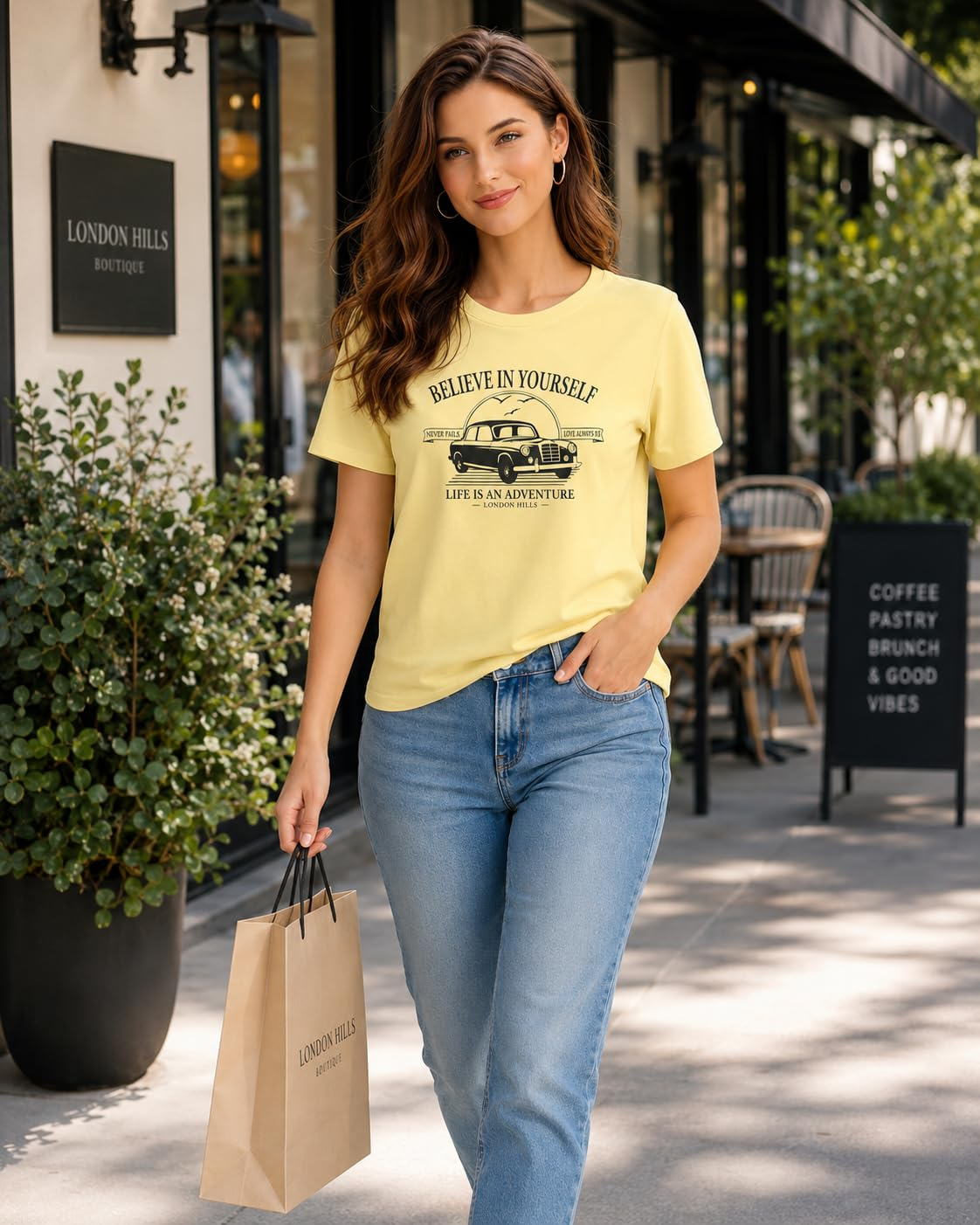 Women's Loose-Fit Graphic T-Shirt - Image 55
