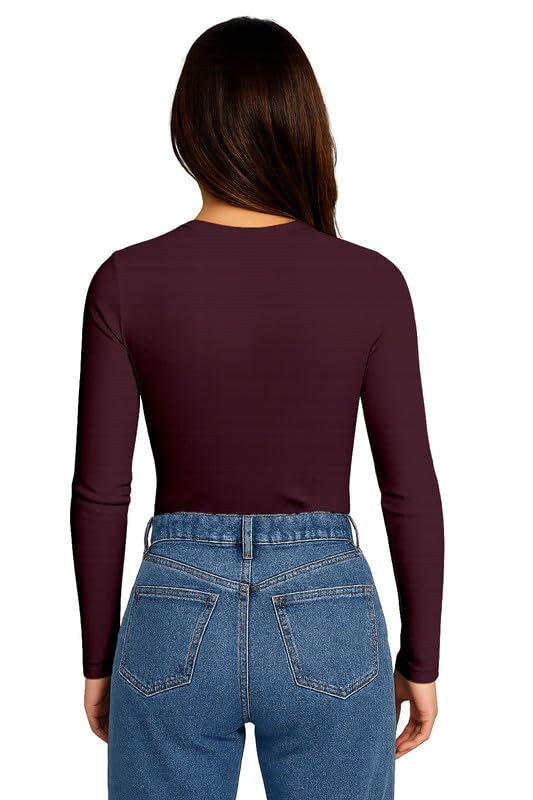 Women's Long-Sleeve Ribbed Knit Top - Image 32