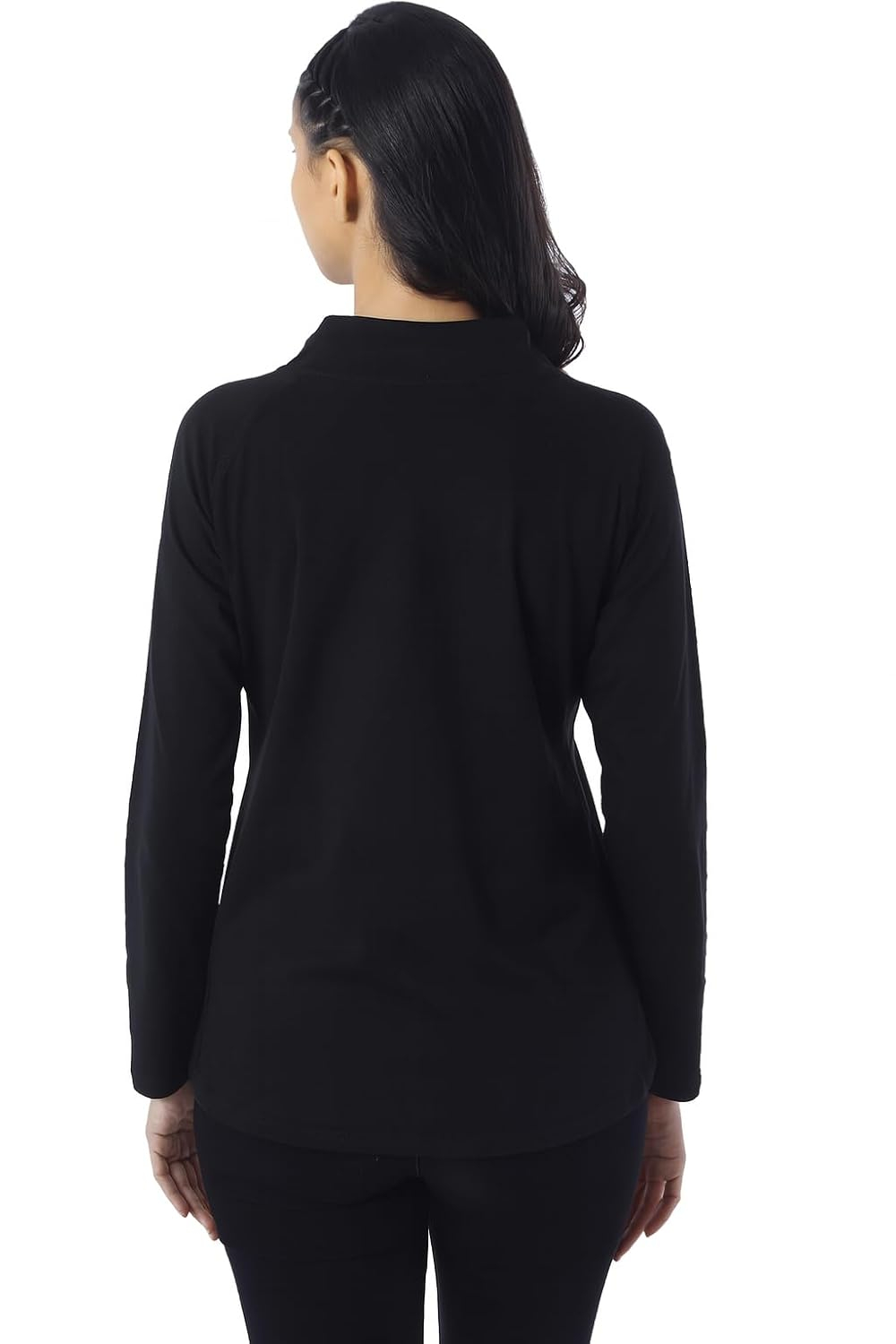 Women's Full-Sleeve Zip-Front T-Shirt - Image 6
