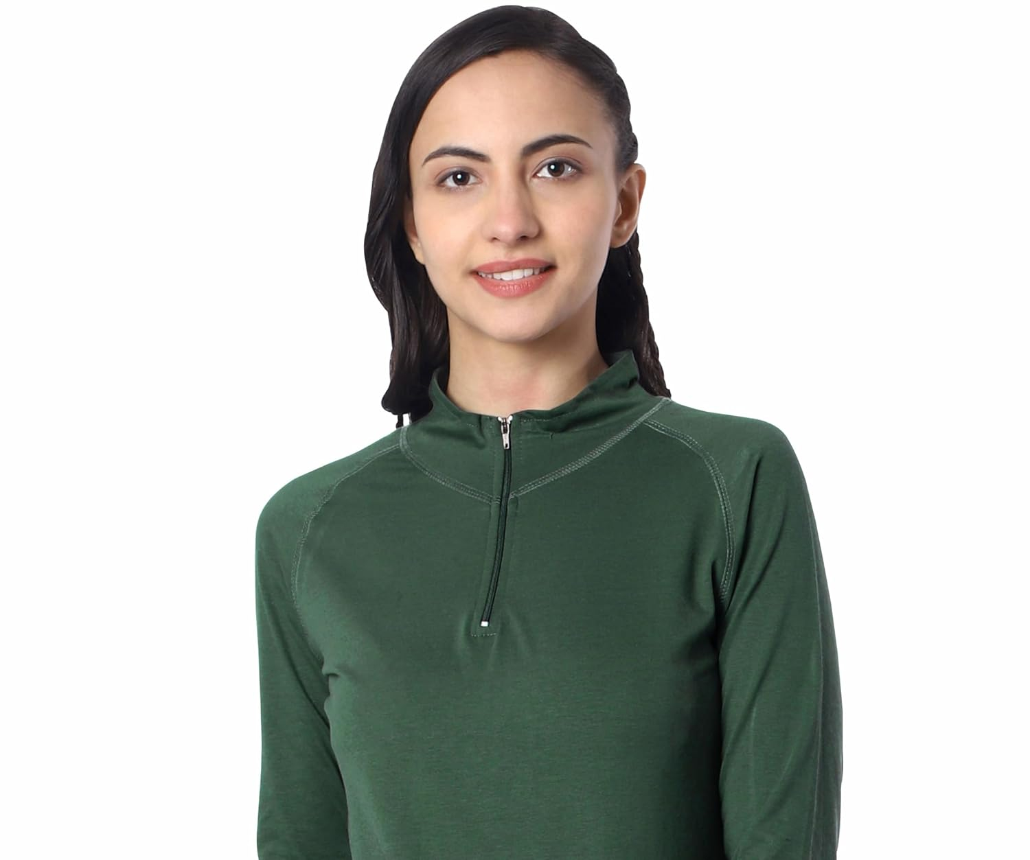 Women's Full-Sleeve Zip-Front T-Shirt - Image 15
