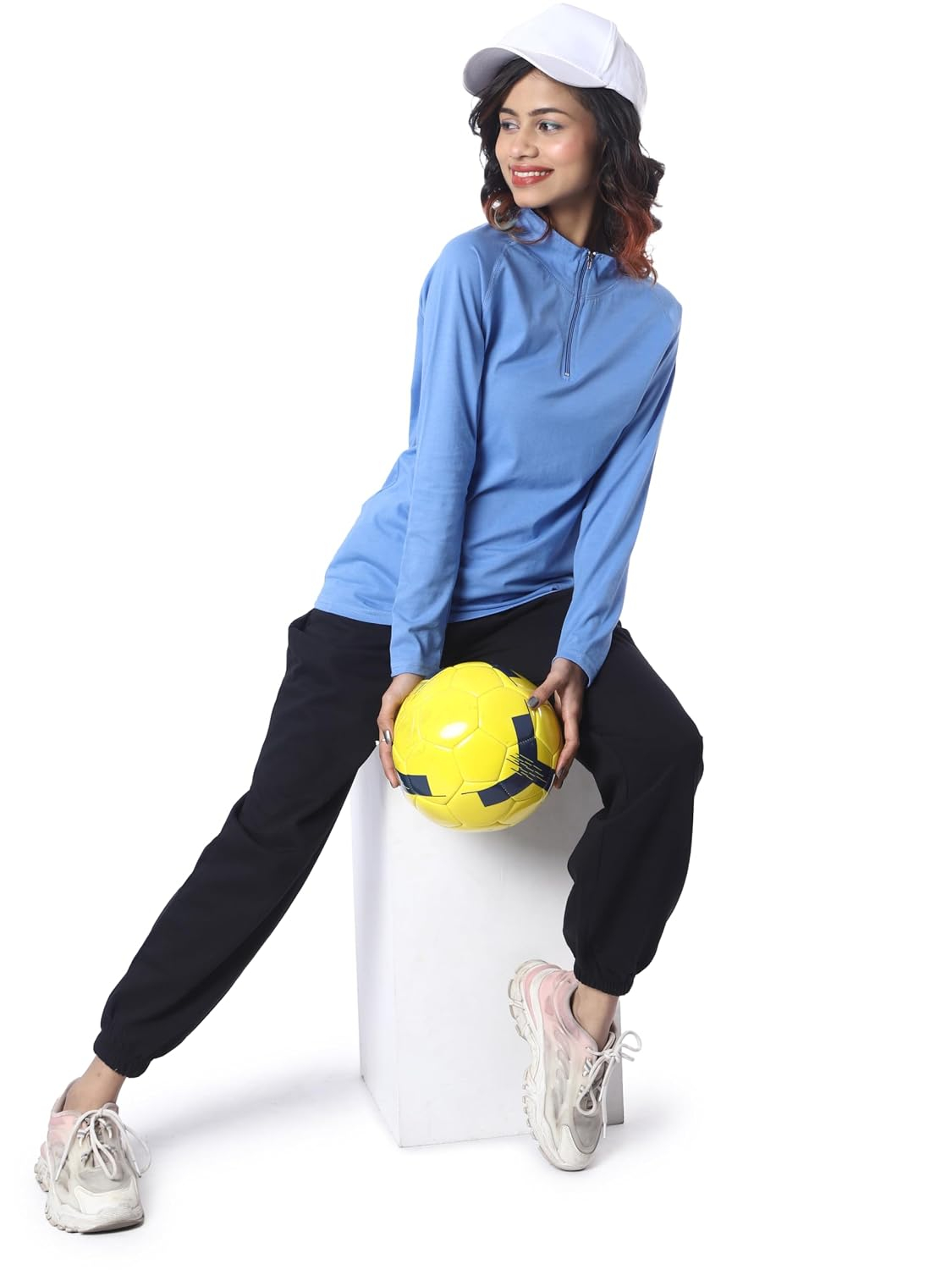 Women's Full-Sleeve Zip-Front T-Shirt - Image 20