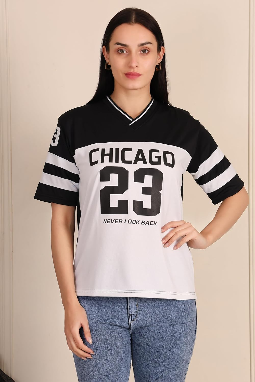 Women's Oversized Cotton Jersey T-Shirt - Image 4