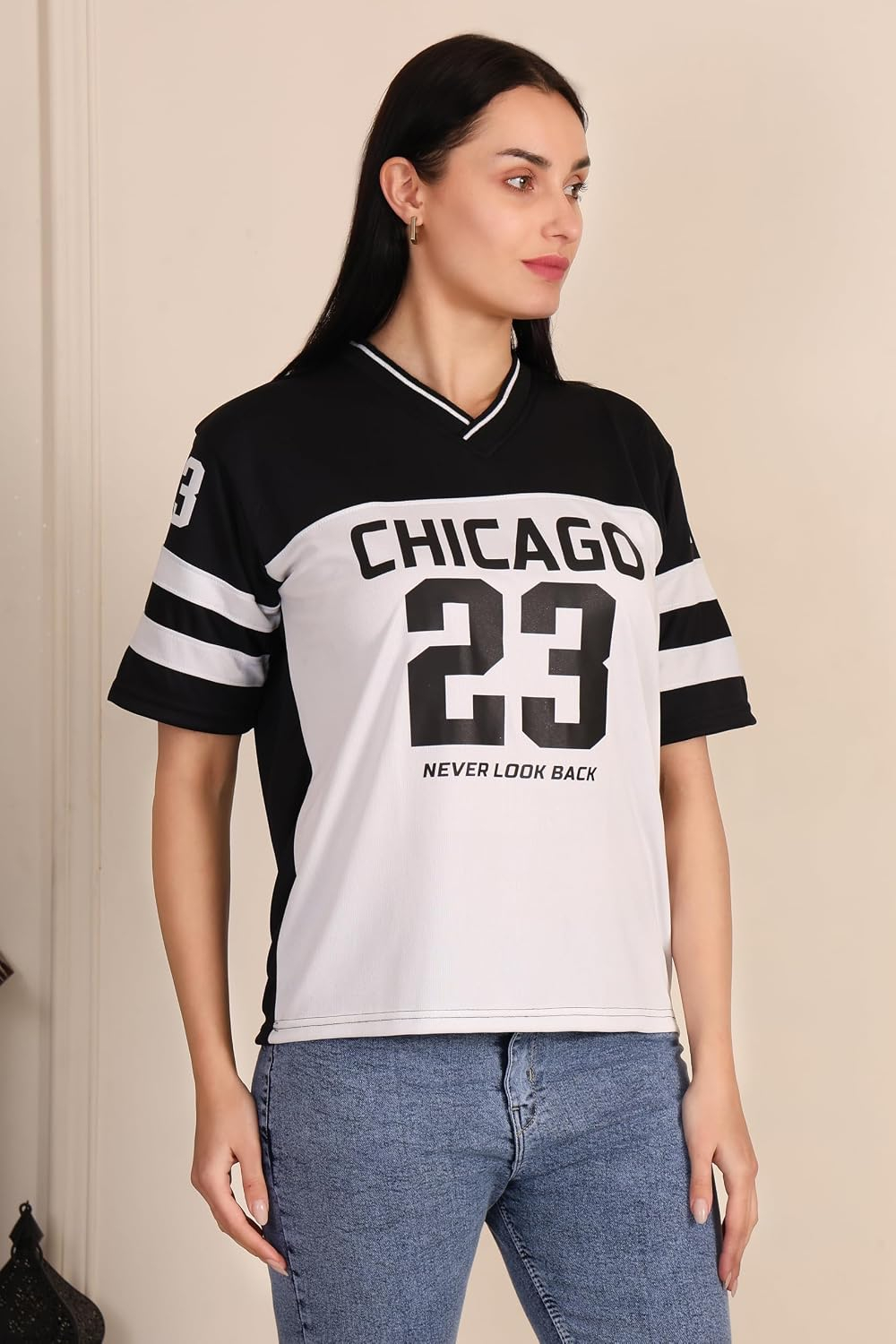 Women's Oversized Cotton Jersey T-Shirt - Image 5
