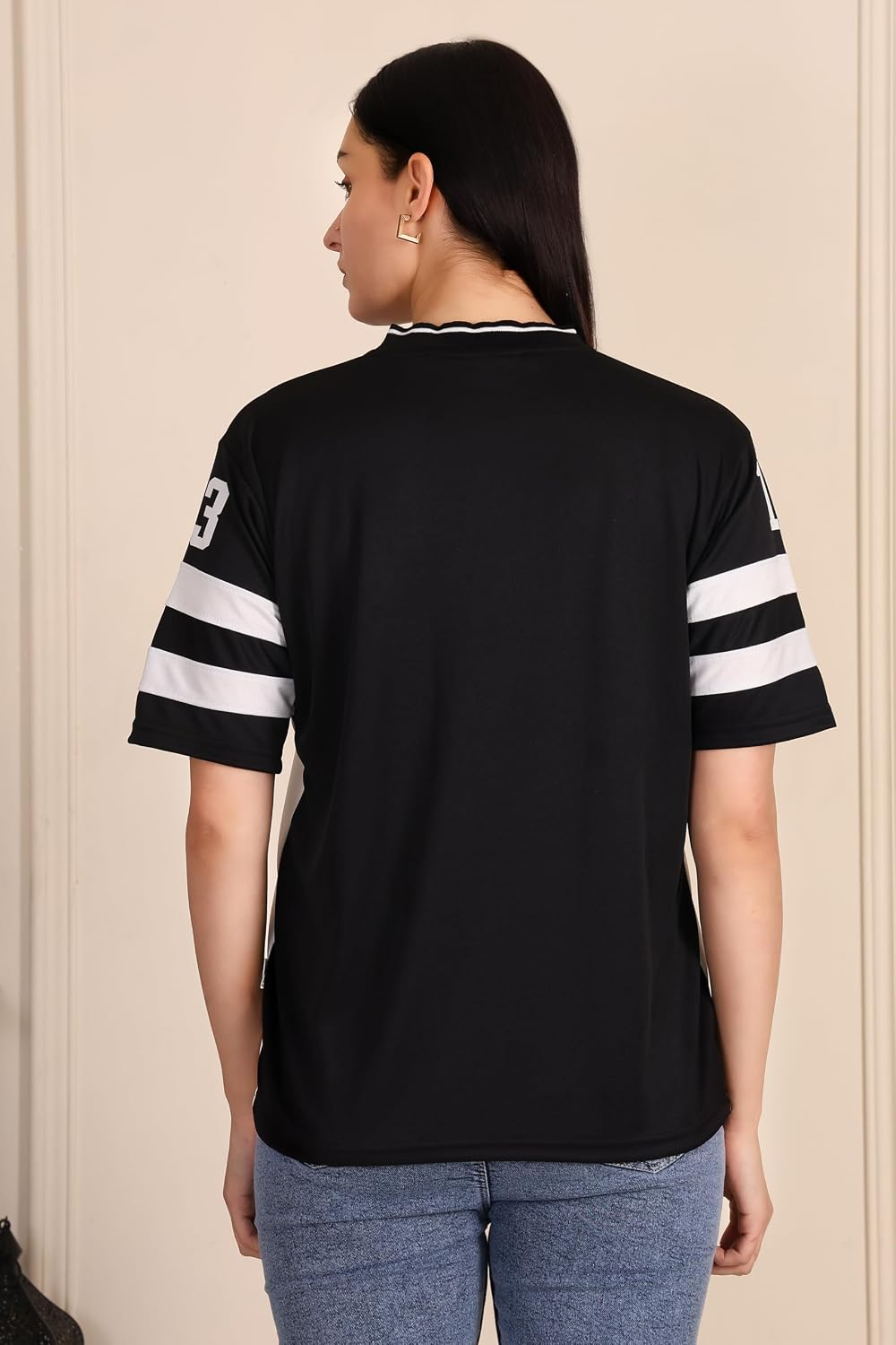 Women's Oversized Cotton Jersey T-Shirt - Image 7