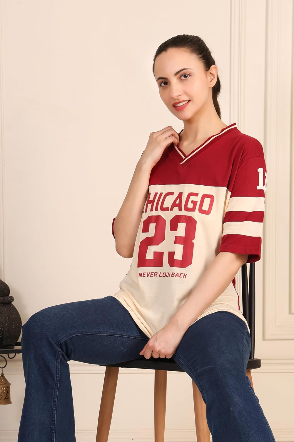 Women's Oversized Cotton Jersey T-Shirt - Image 14