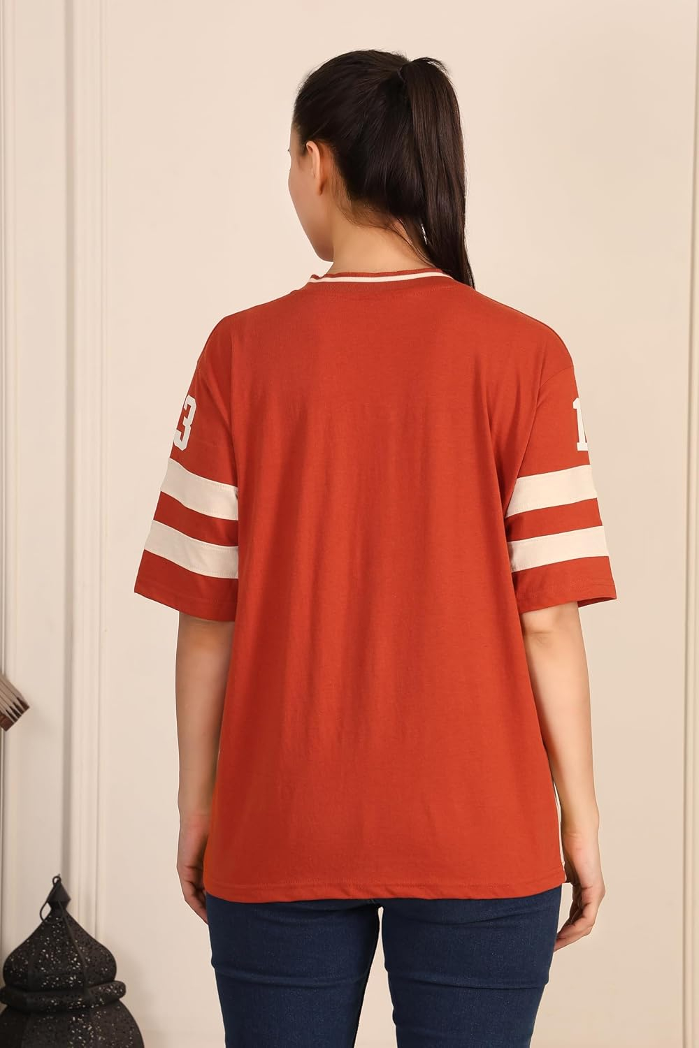 Women's Oversized Cotton Jersey T-Shirt - Image 20