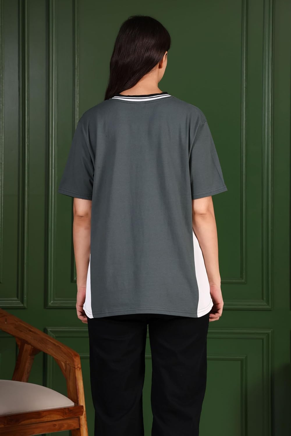 Women's Oversized Cotton Jersey T-Shirt - Image 37