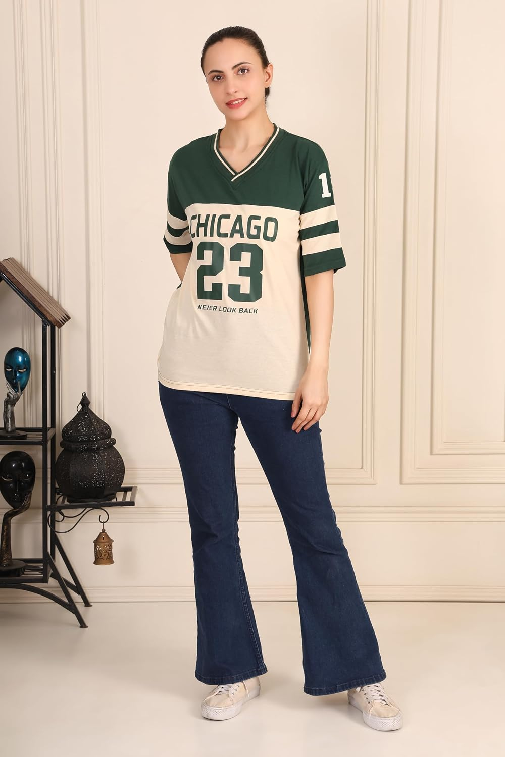 Women's Oversized Cotton Jersey T-Shirt - Image 43