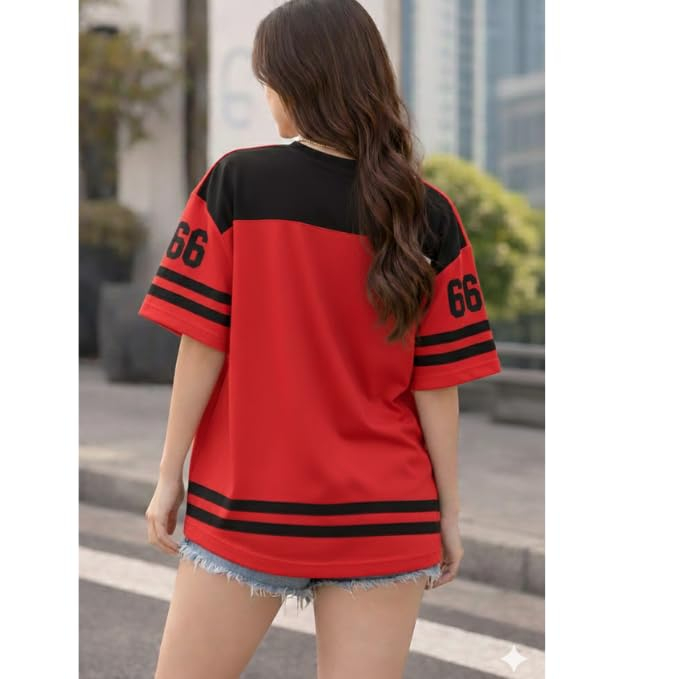 Women's Oversized Cotton Jersey T-Shirt - Image 55