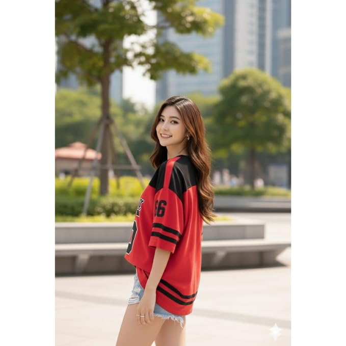 Women's Oversized Cotton Jersey T-Shirt - Image 57
