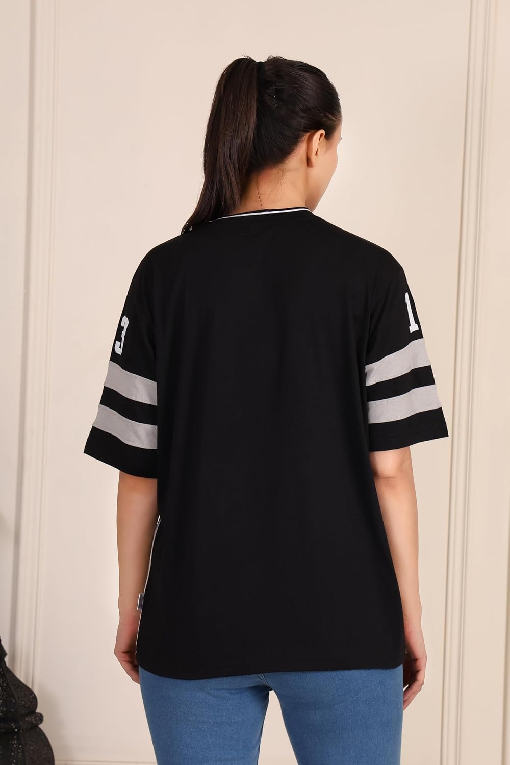 Women's Oversized Cotton Jersey T-Shirt - Image 62