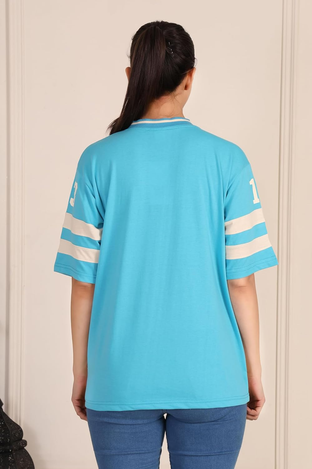 Women's Oversized Cotton Jersey T-Shirt - Image 87