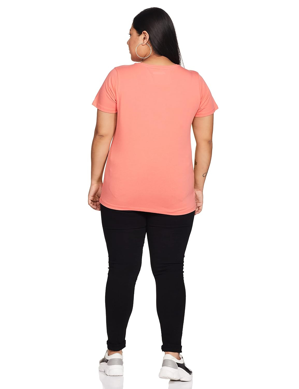 Women's Stretch Cotton V-Neck T-Shirt - Image 21