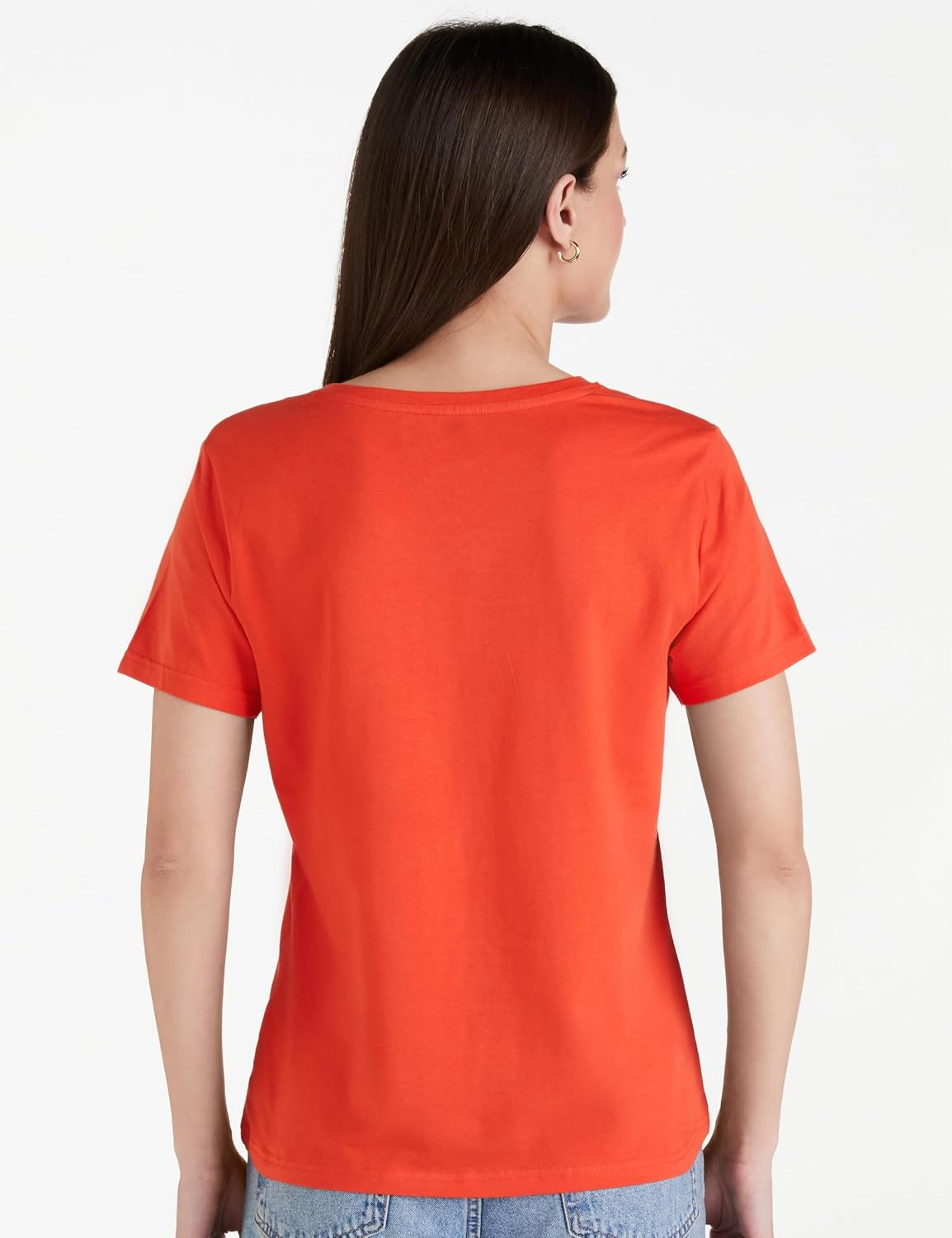 Women's Stretch Cotton V-Neck T-Shirt - Image 72