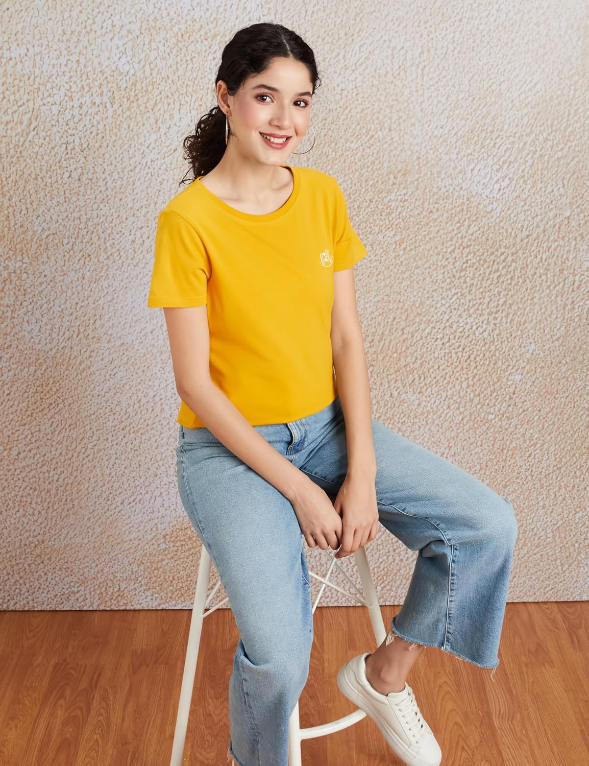 Women's Stretch Cotton Crew-Neck T-Shirt - Image 5