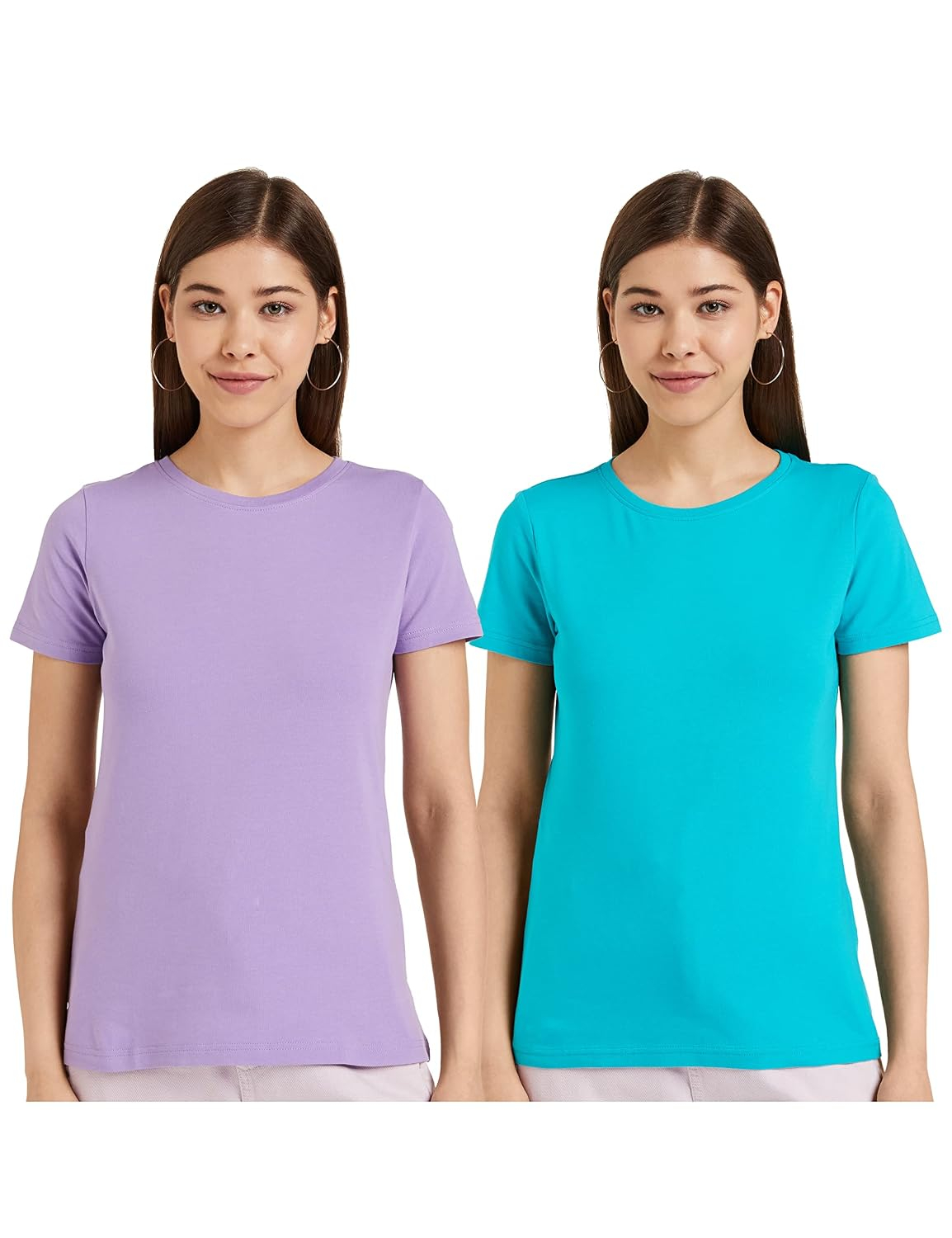 Women's Stretch Cotton Crew-Neck T-Shirt - Image 8