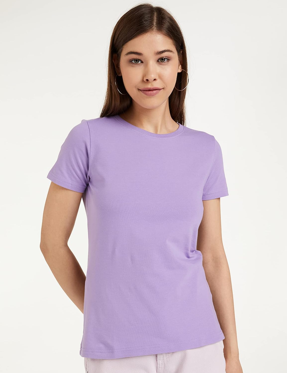 Women's Stretch Cotton Crew-Neck T-Shirt - Image 9