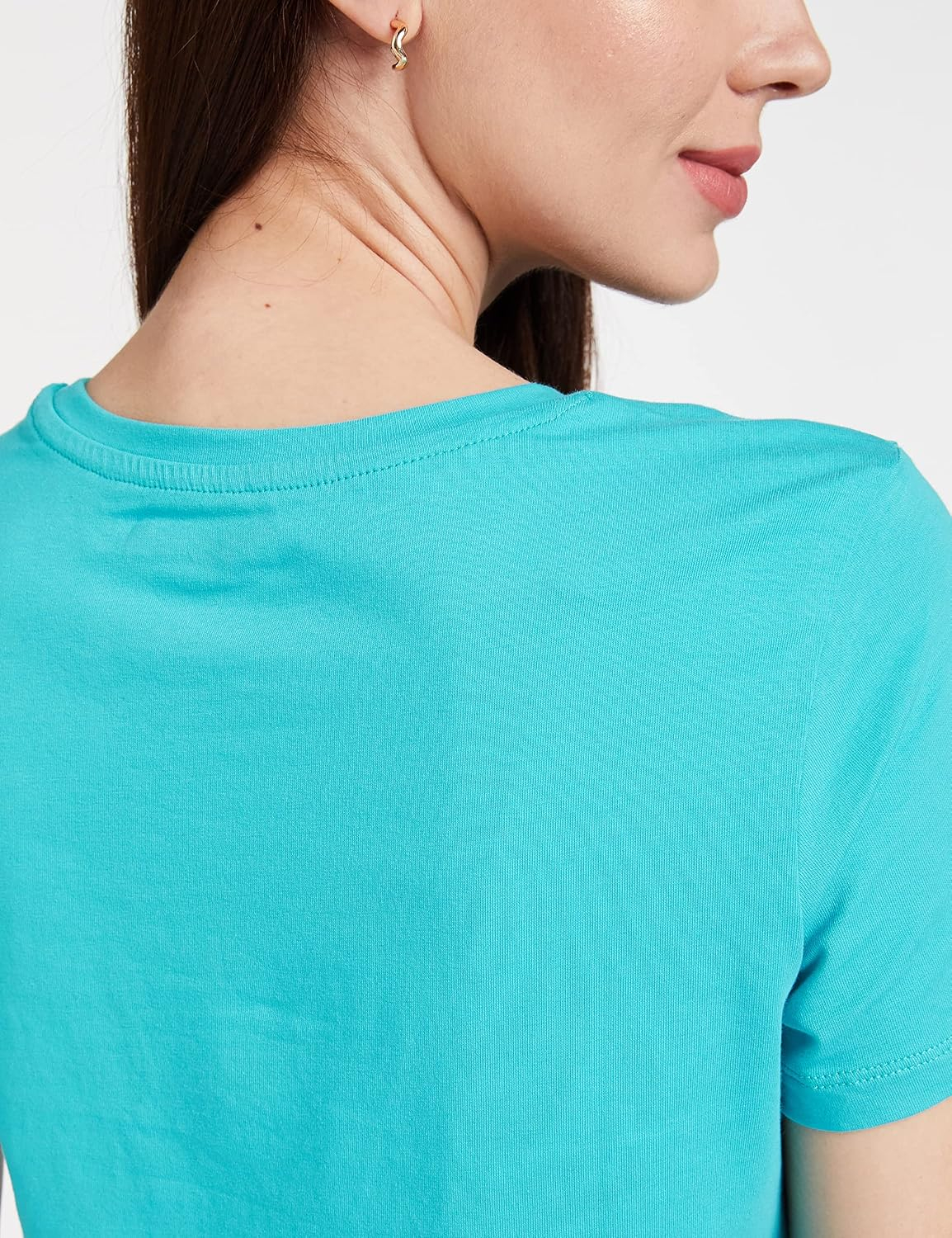Women's Stretch Cotton Crew-Neck T-Shirt - Image 13