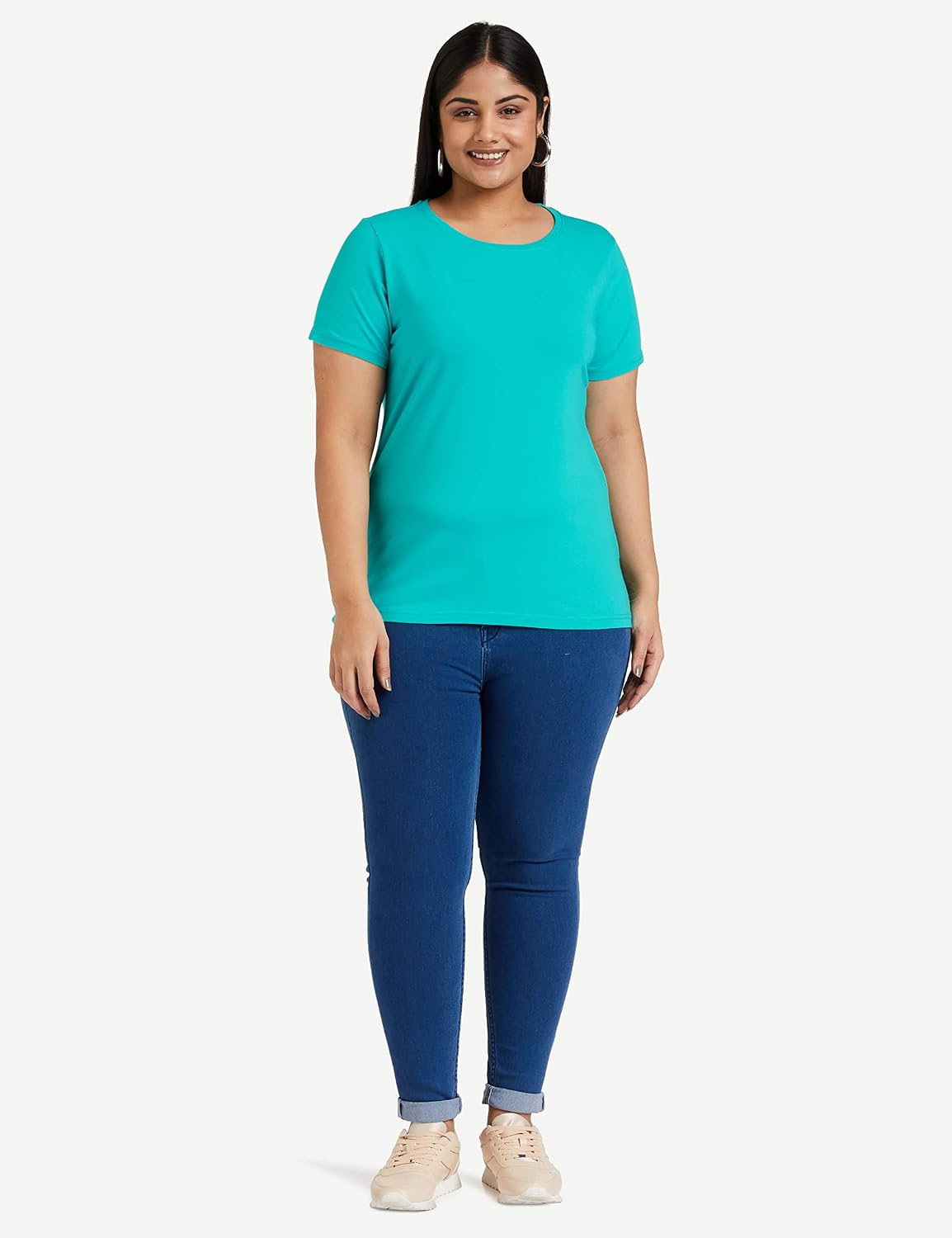 Women's Stretch Cotton Crew-Neck T-Shirt - Image 14