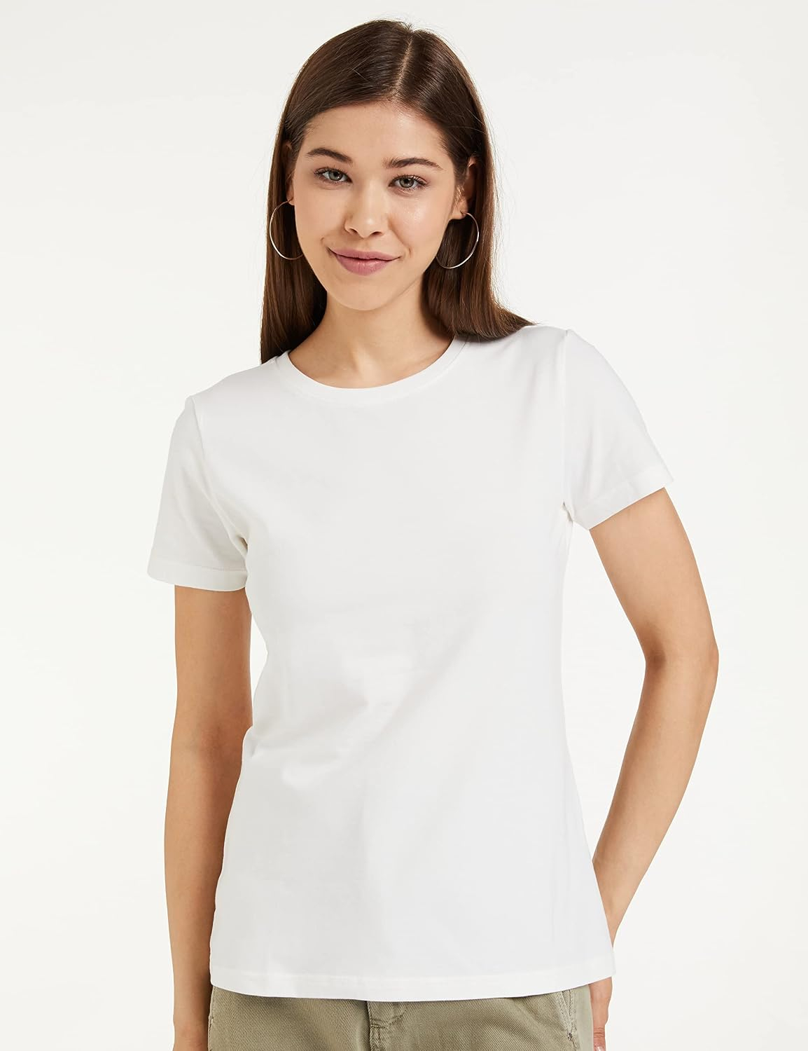 Women's Stretch Cotton Crew-Neck T-Shirt - Image 17