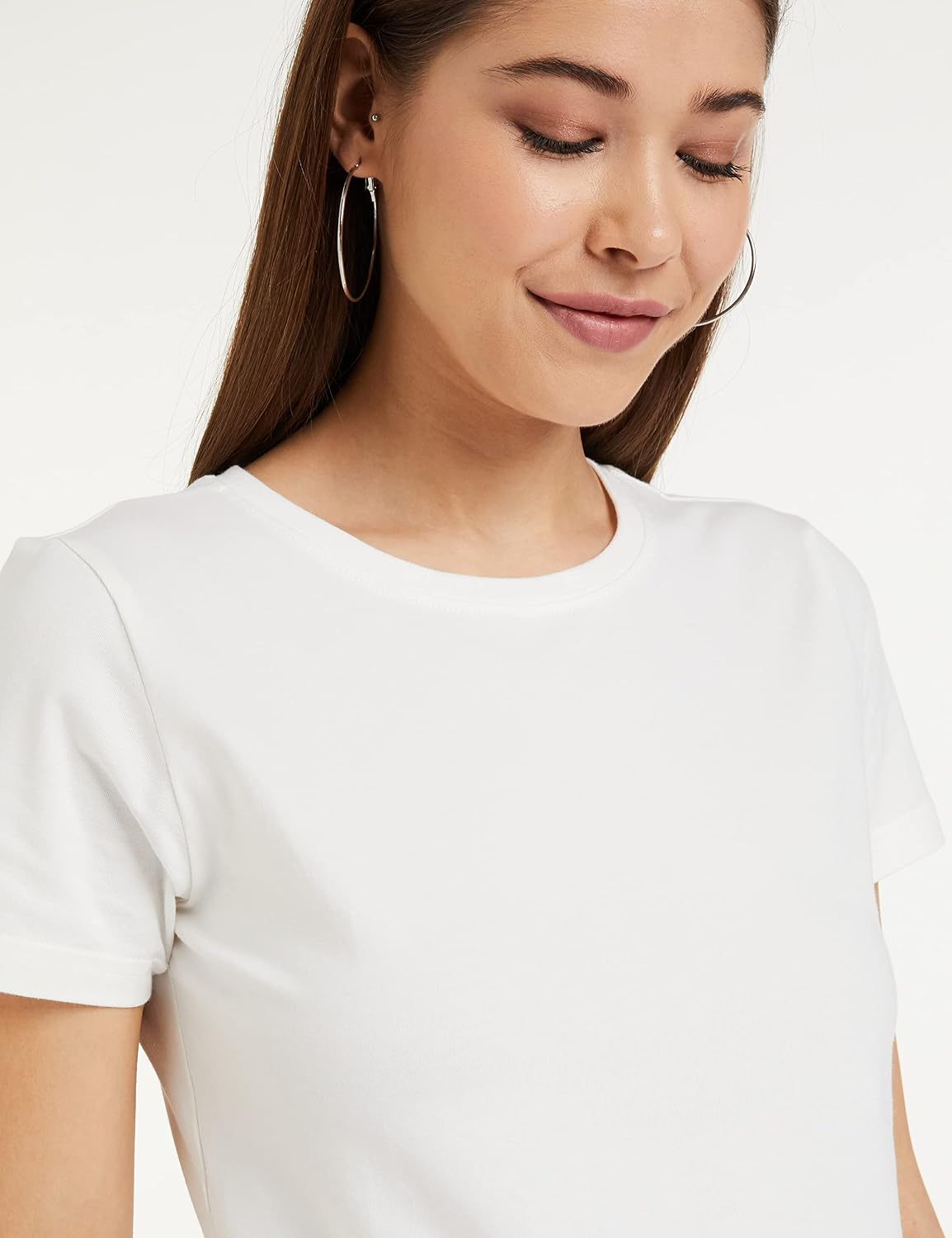Women's Stretch Cotton Crew-Neck T-Shirt - Image 20