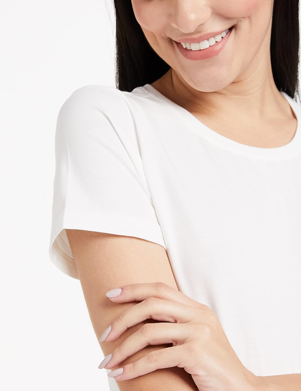 Women's Stretch Cotton Crew-Neck T-Shirt - Image 23